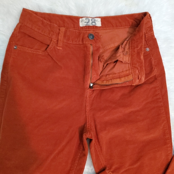 Free People Burnt Orange Corduroys - Picture 3 of 6